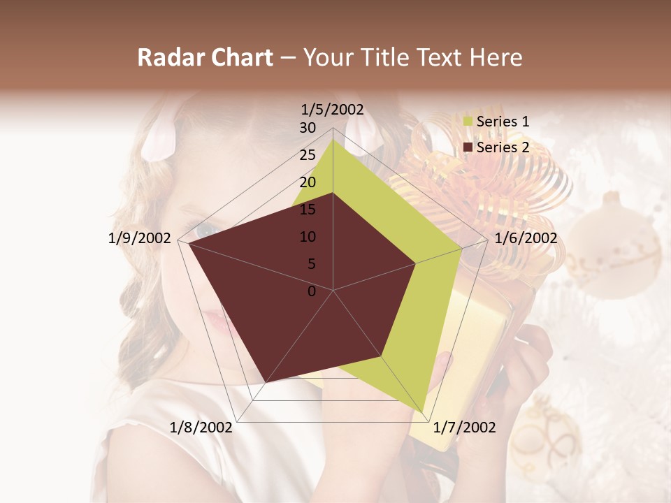 Isolated Female Beautiful PowerPoint Template