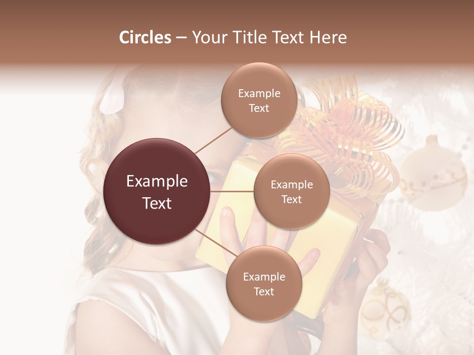 Isolated Female Beautiful PowerPoint Template