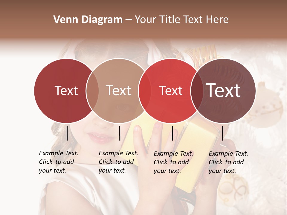 Isolated Female Beautiful PowerPoint Template