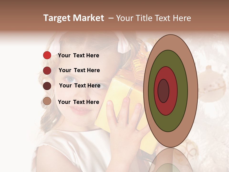 Isolated Female Beautiful PowerPoint Template