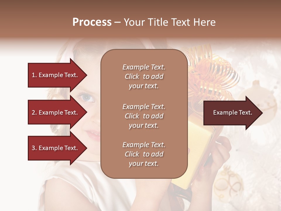 Isolated Female Beautiful PowerPoint Template