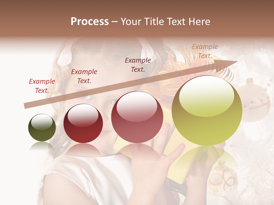 Isolated Female Beautiful PowerPoint Template