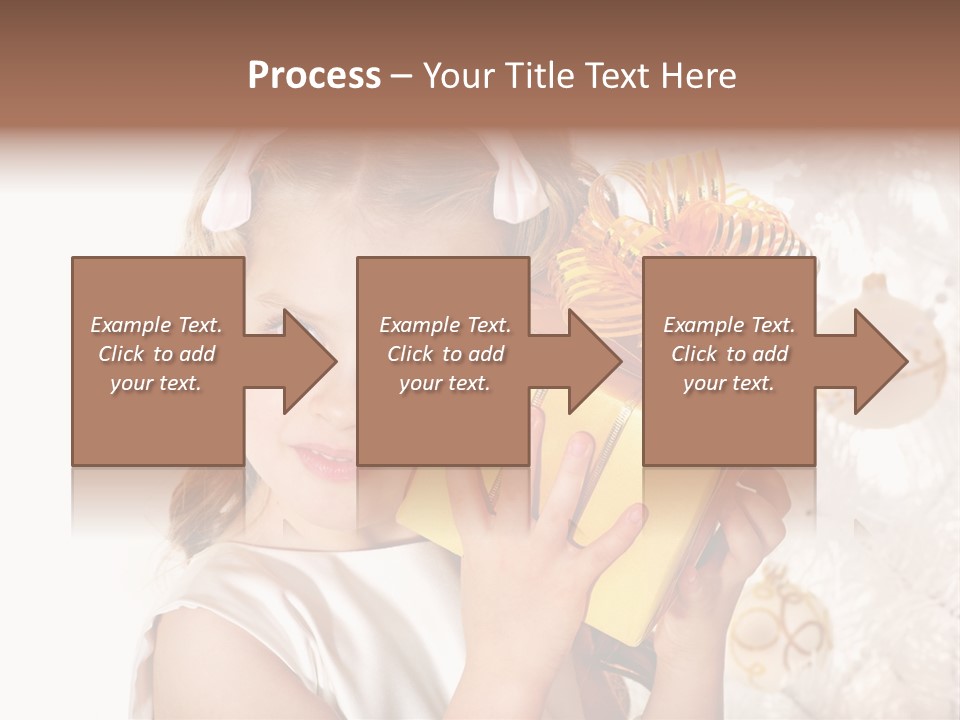 Isolated Female Beautiful PowerPoint Template