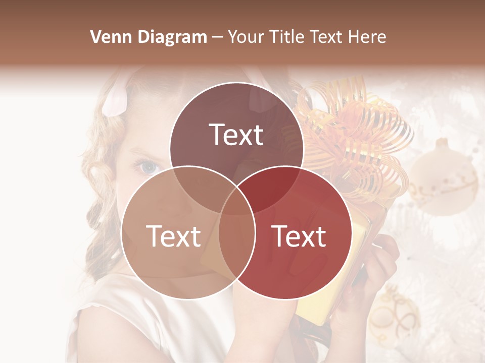 Isolated Female Beautiful PowerPoint Template