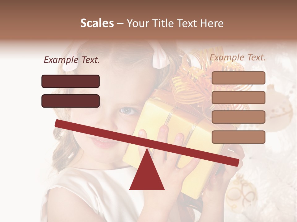 Isolated Female Beautiful PowerPoint Template