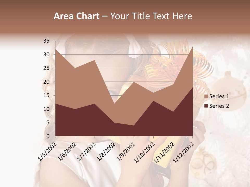 Isolated Female Beautiful PowerPoint Template