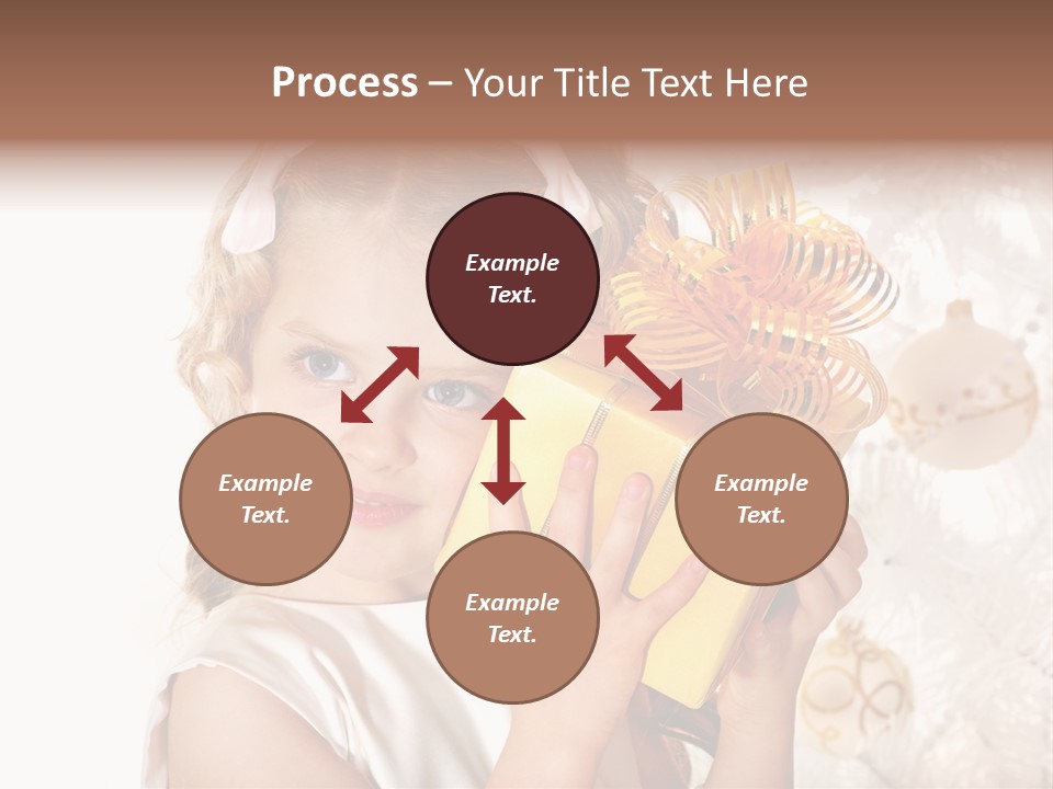 Isolated Female Beautiful PowerPoint Template