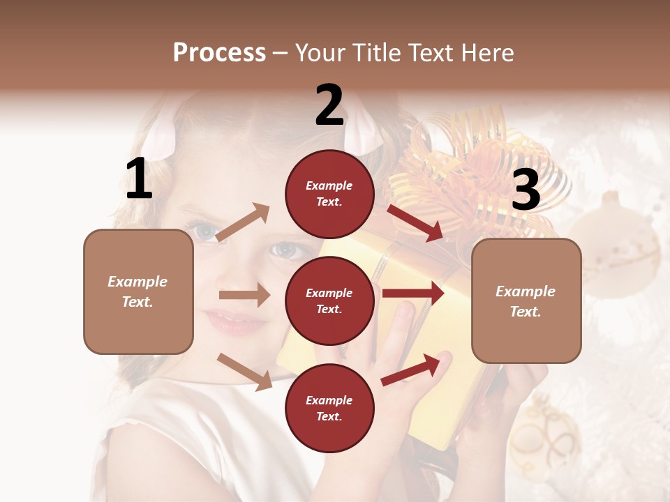 Isolated Female Beautiful PowerPoint Template