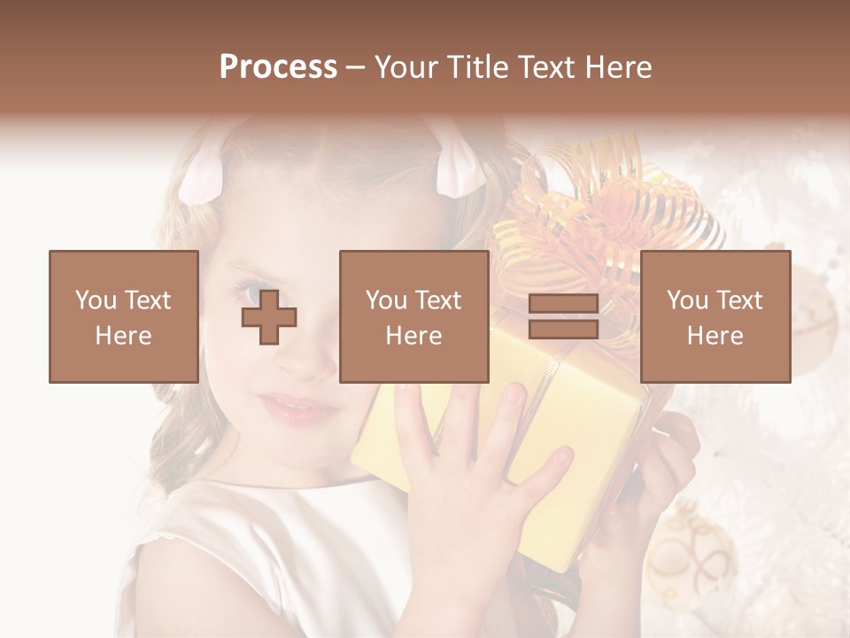 Isolated Female Beautiful PowerPoint Template