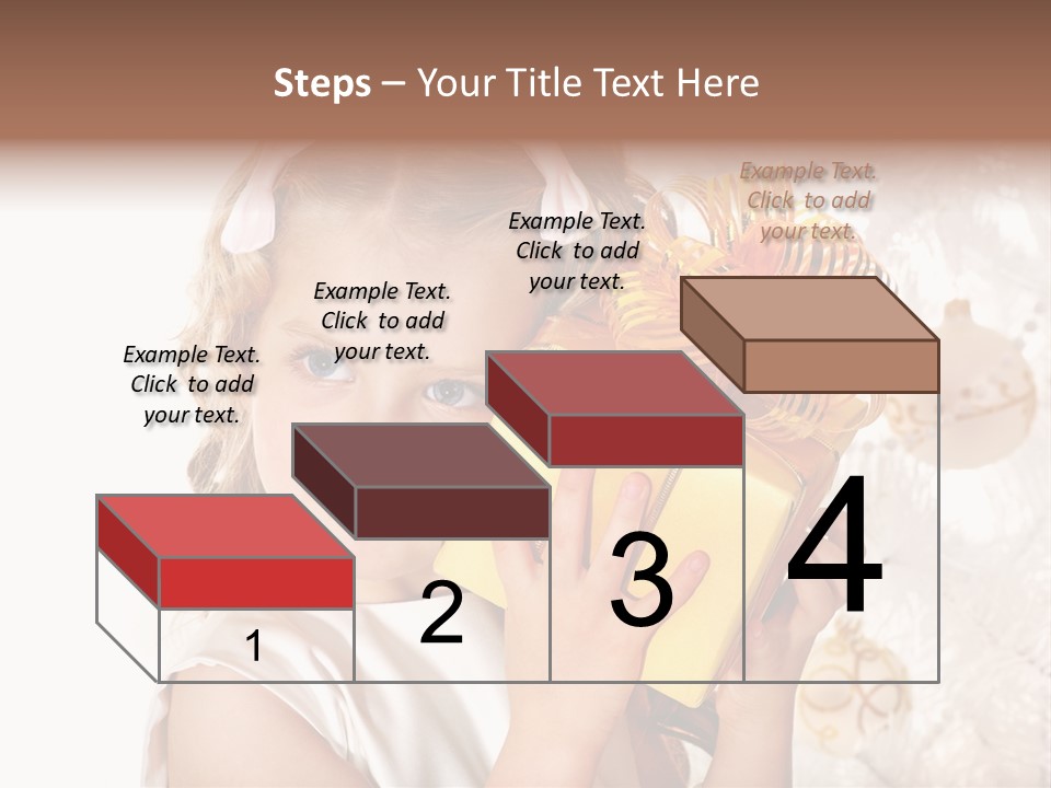 Isolated Female Beautiful PowerPoint Template