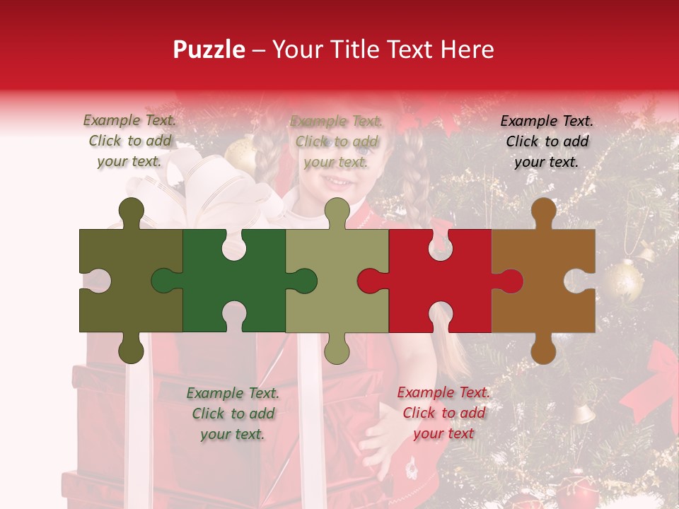 Person Winter Smile PowerPoint Template