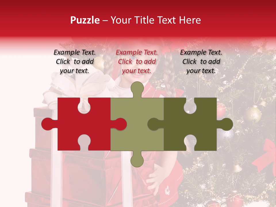 Person Winter Smile PowerPoint Template