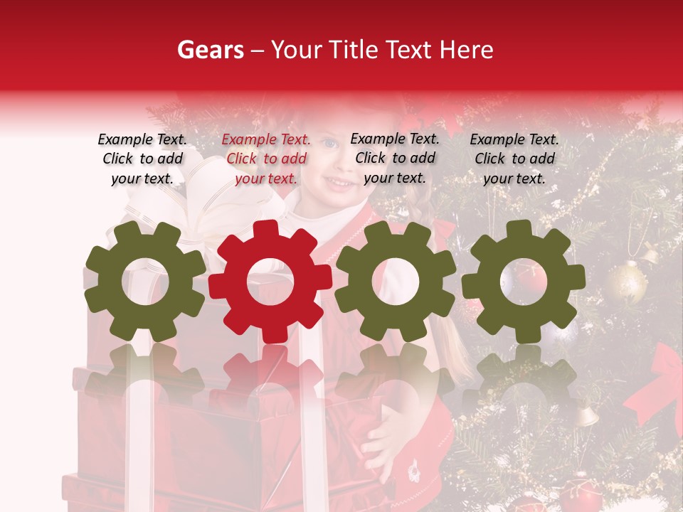 Person Winter Smile PowerPoint Template