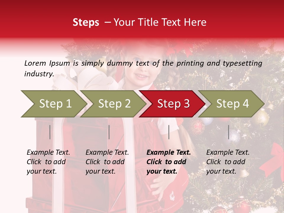 Person Winter Smile PowerPoint Template