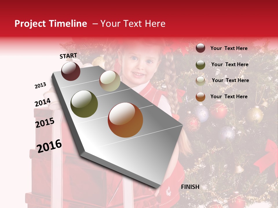 Person Winter Smile PowerPoint Template