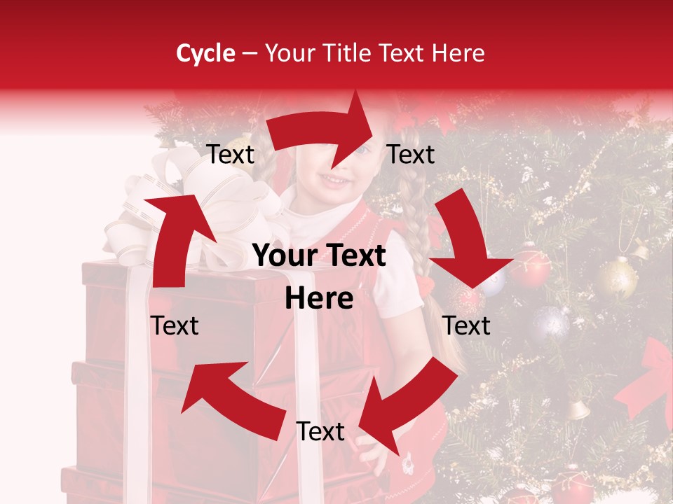 Person Winter Smile PowerPoint Template