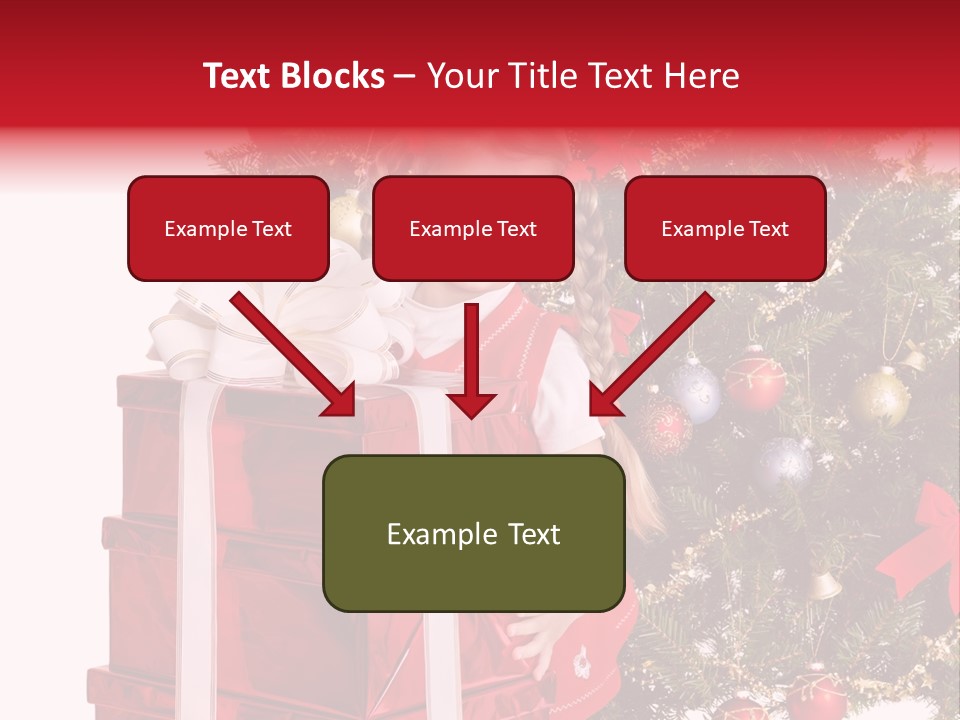 Person Winter Smile PowerPoint Template