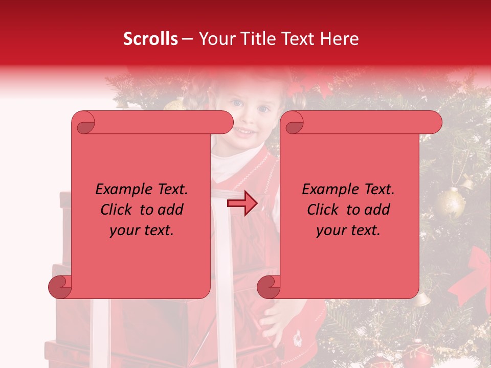 Person Winter Smile PowerPoint Template