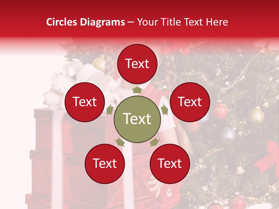 Person Winter Smile PowerPoint Template