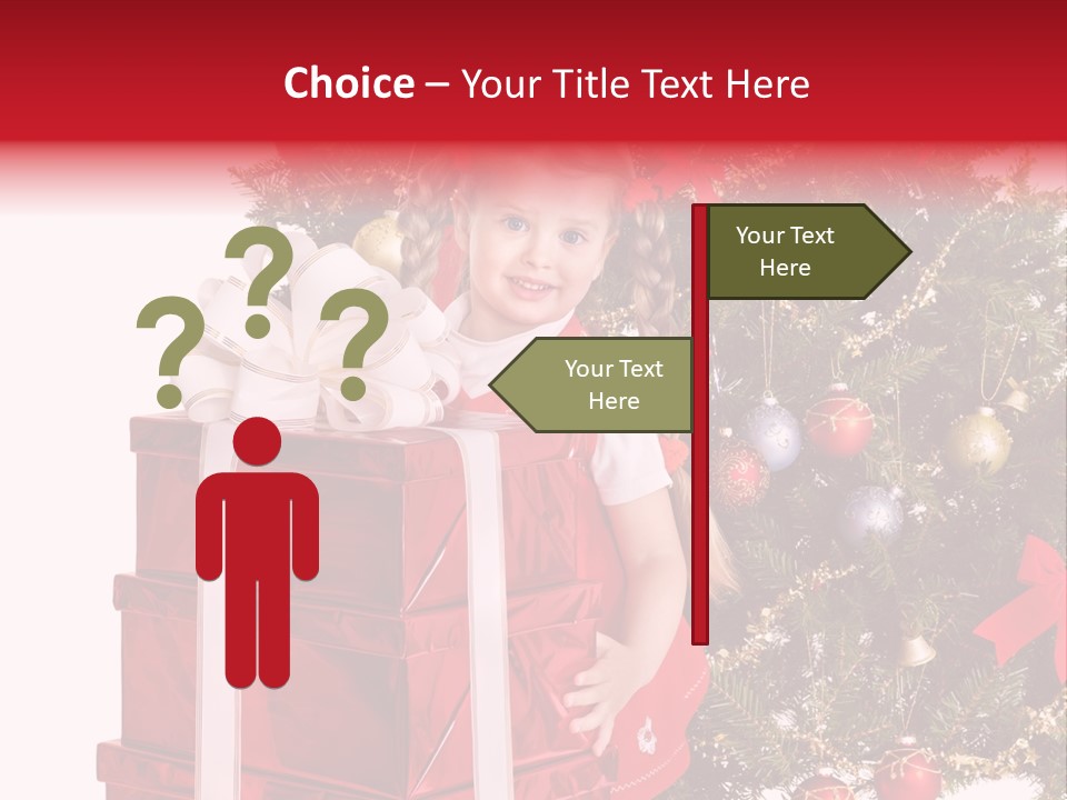 Person Winter Smile PowerPoint Template