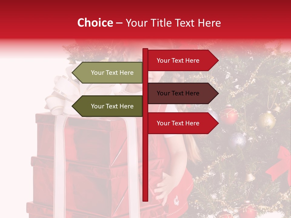 Person Winter Smile PowerPoint Template