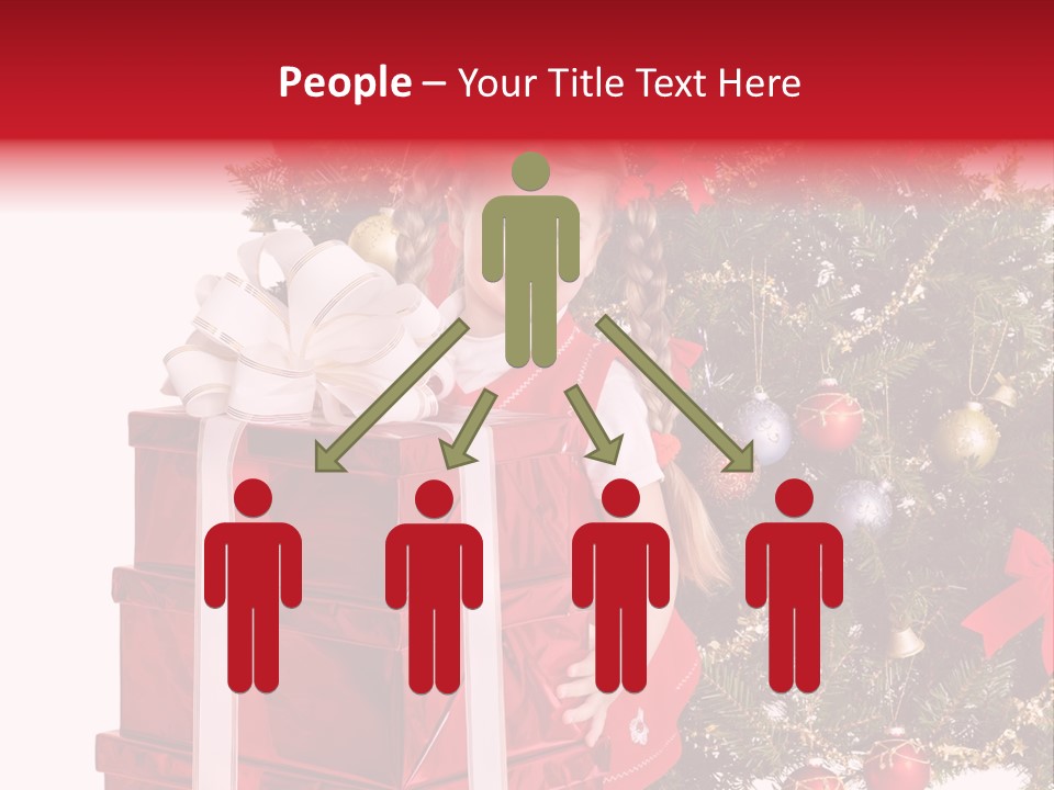 Person Winter Smile PowerPoint Template