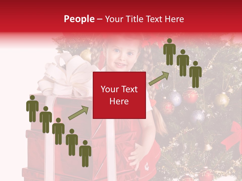 Person Winter Smile PowerPoint Template