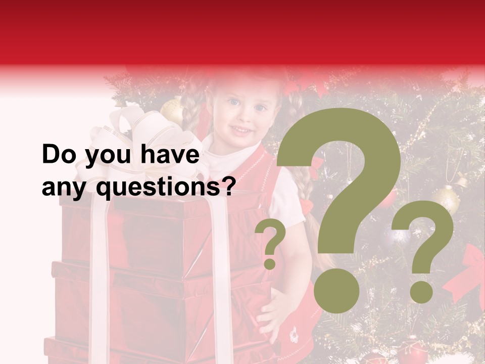 Person Winter Smile PowerPoint Template