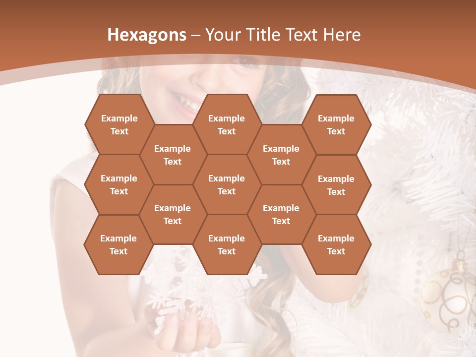 Cute Winter White PowerPoint Template