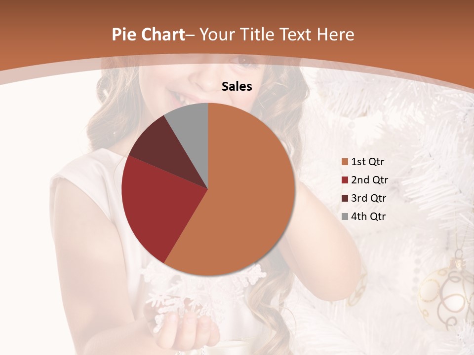 Cute Winter White PowerPoint Template