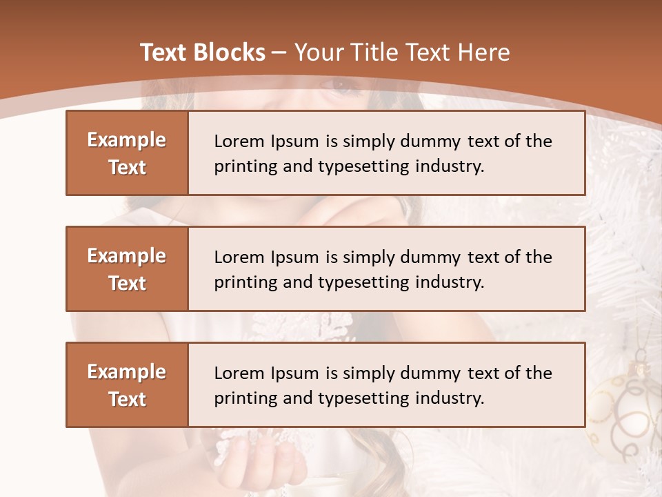 Cute Winter White PowerPoint Template