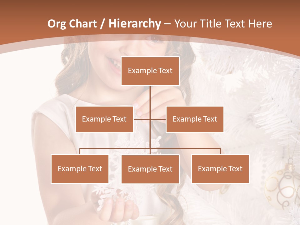 Cute Winter White PowerPoint Template