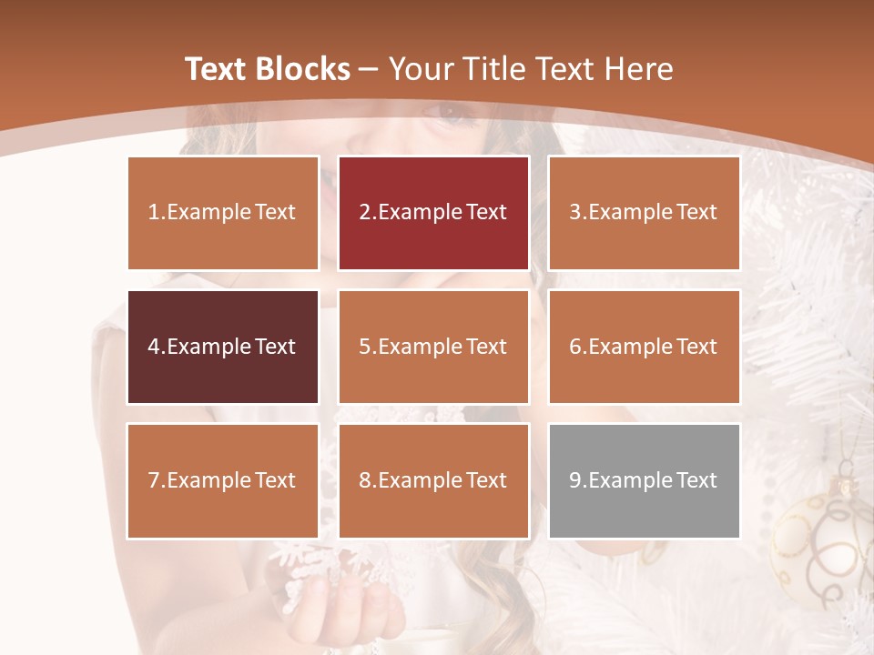 Cute Winter White PowerPoint Template