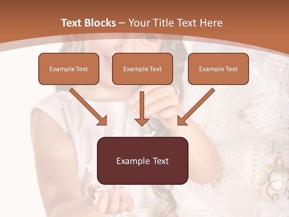 Cute Winter White PowerPoint Template