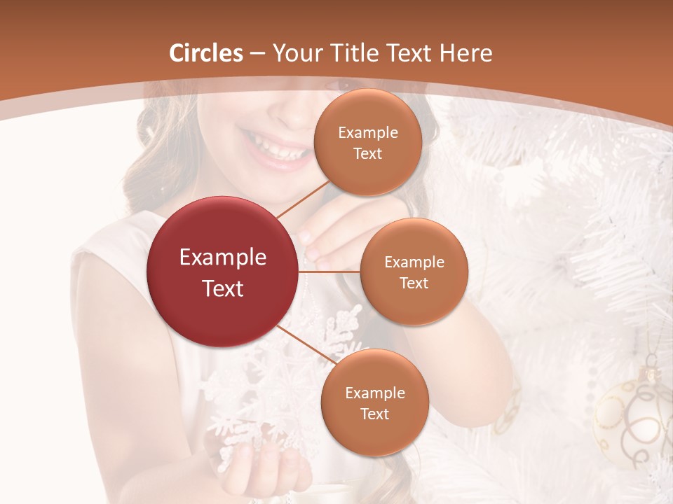 Cute Winter White PowerPoint Template