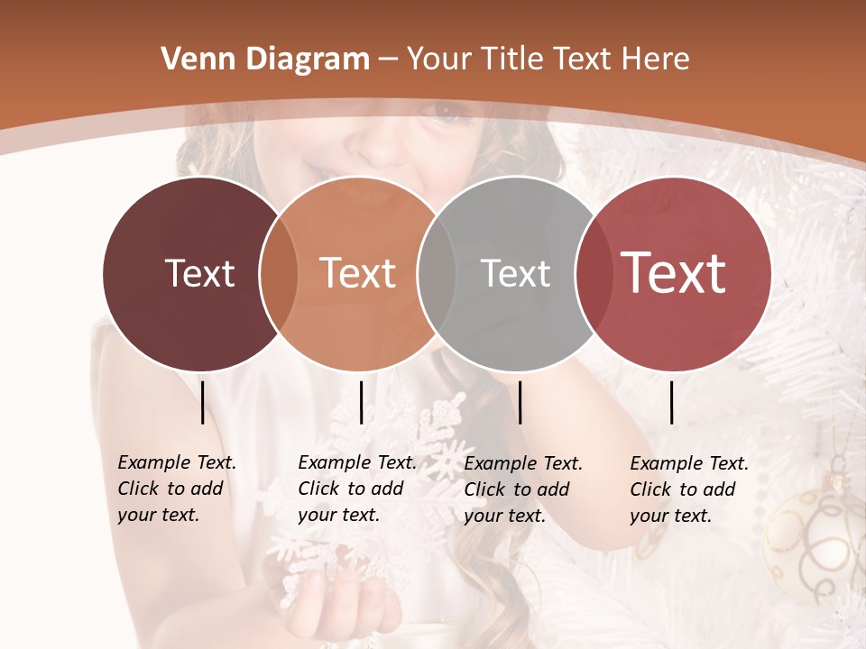 Cute Winter White PowerPoint Template