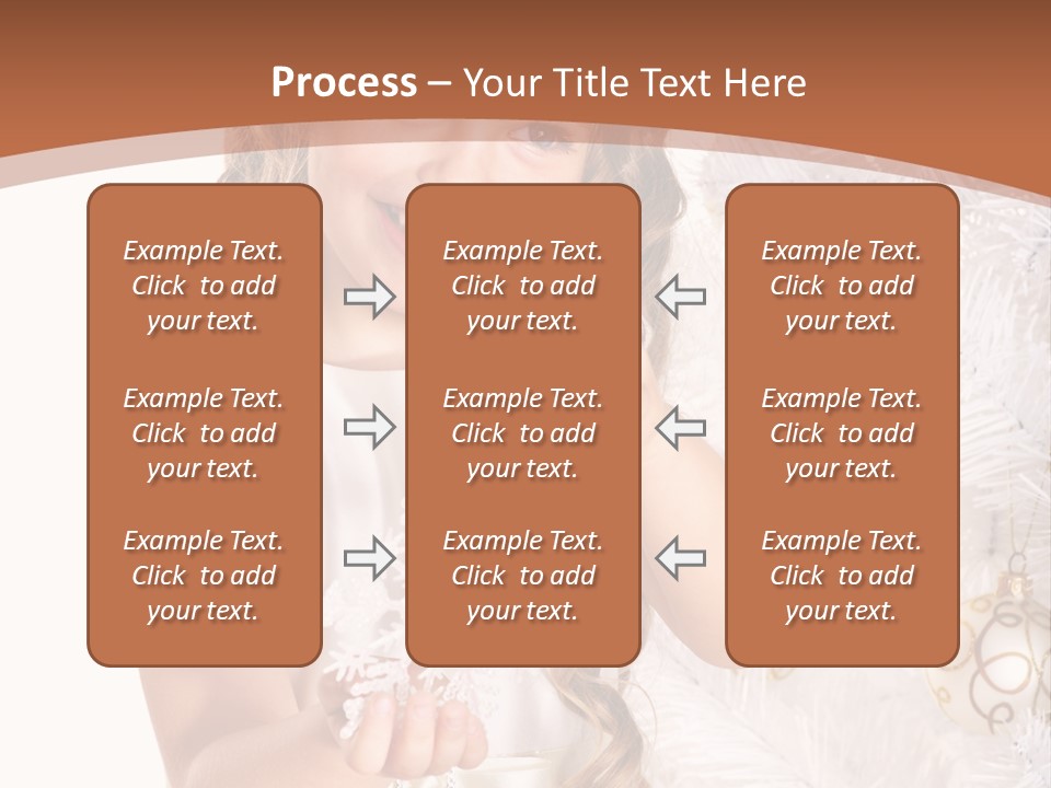 Cute Winter White PowerPoint Template