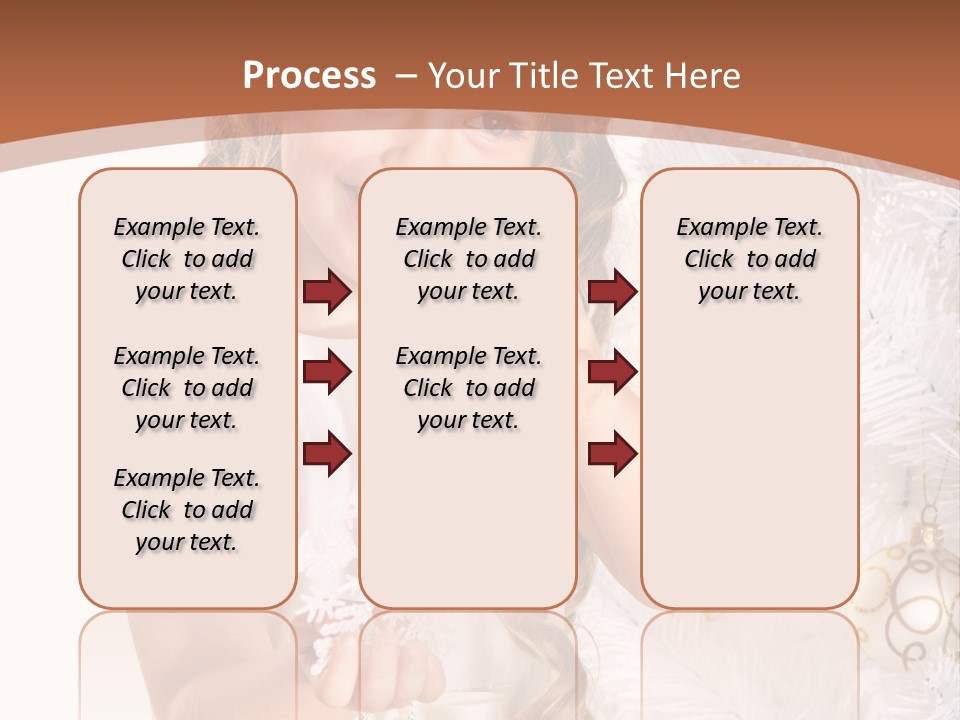 Cute Winter White PowerPoint Template
