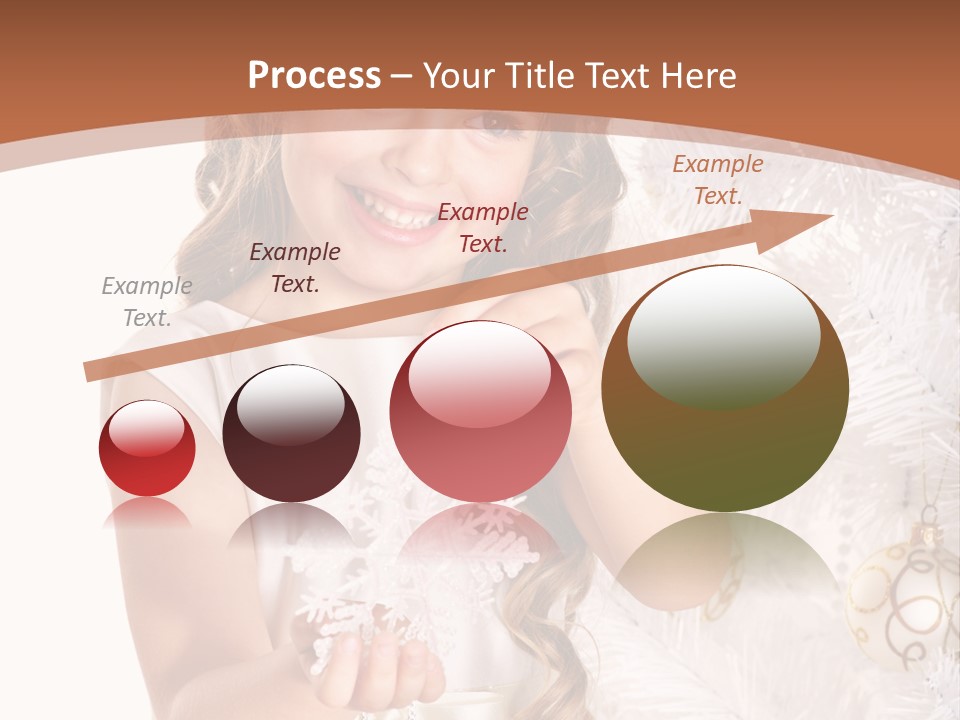 Cute Winter White PowerPoint Template