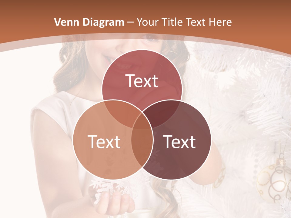 Cute Winter White PowerPoint Template