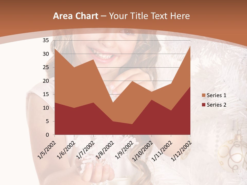 Cute Winter White PowerPoint Template