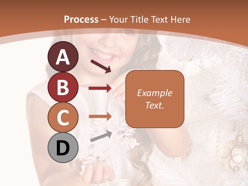 Cute Winter White PowerPoint Template