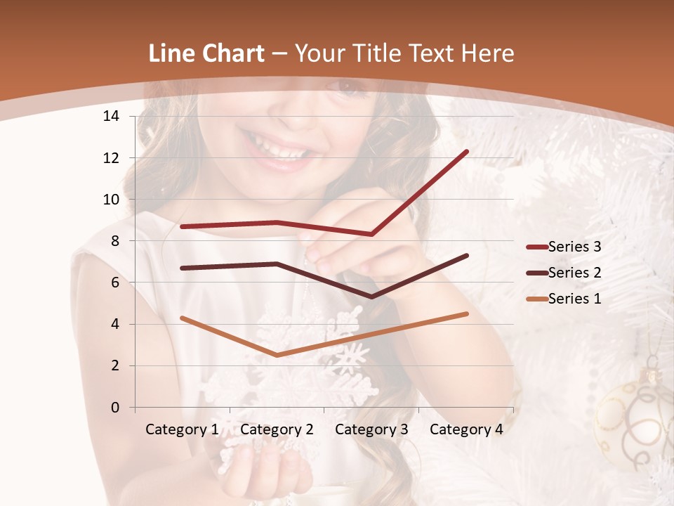 Cute Winter White PowerPoint Template