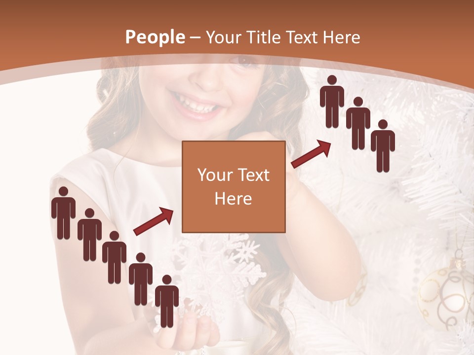 Cute Winter White PowerPoint Template