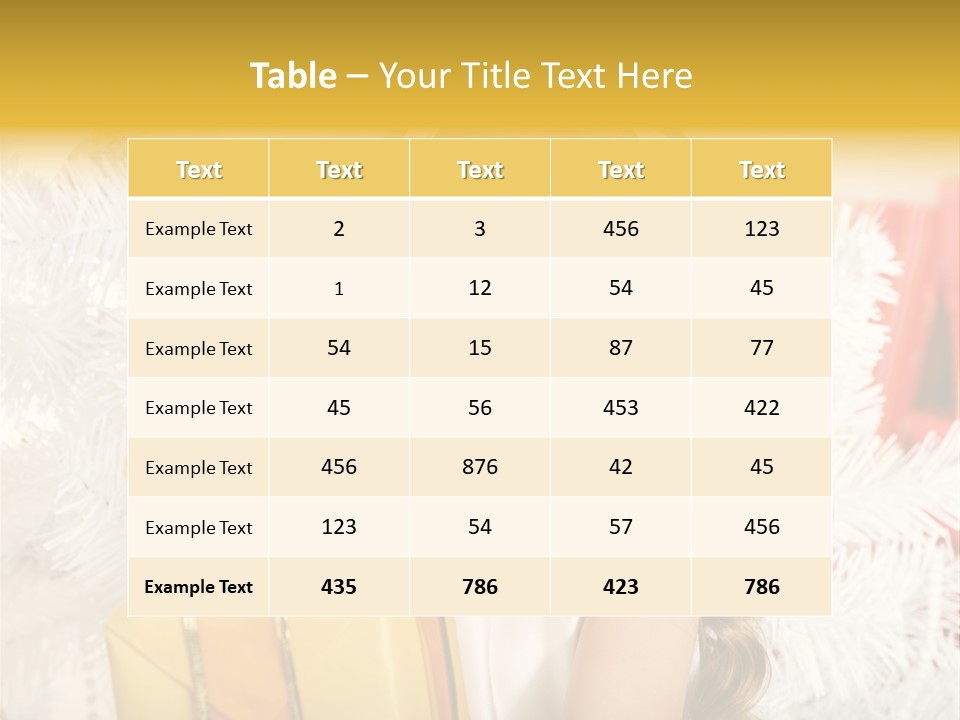 Box Decoration Girl PowerPoint Template