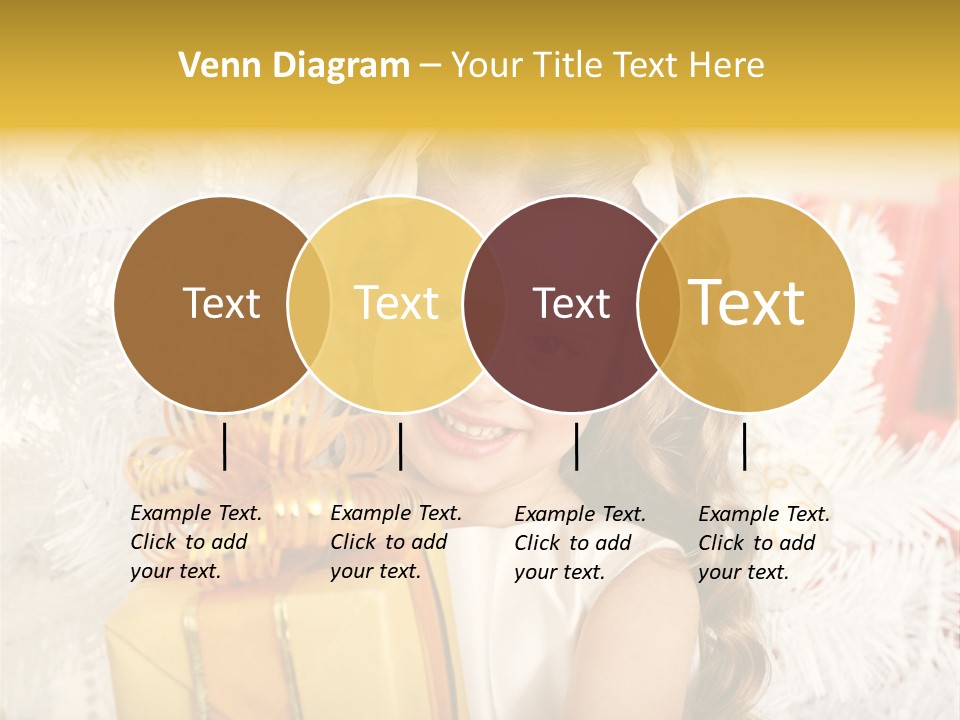 Box Decoration Girl PowerPoint Template