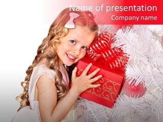 Day Gift Ball PowerPoint Template