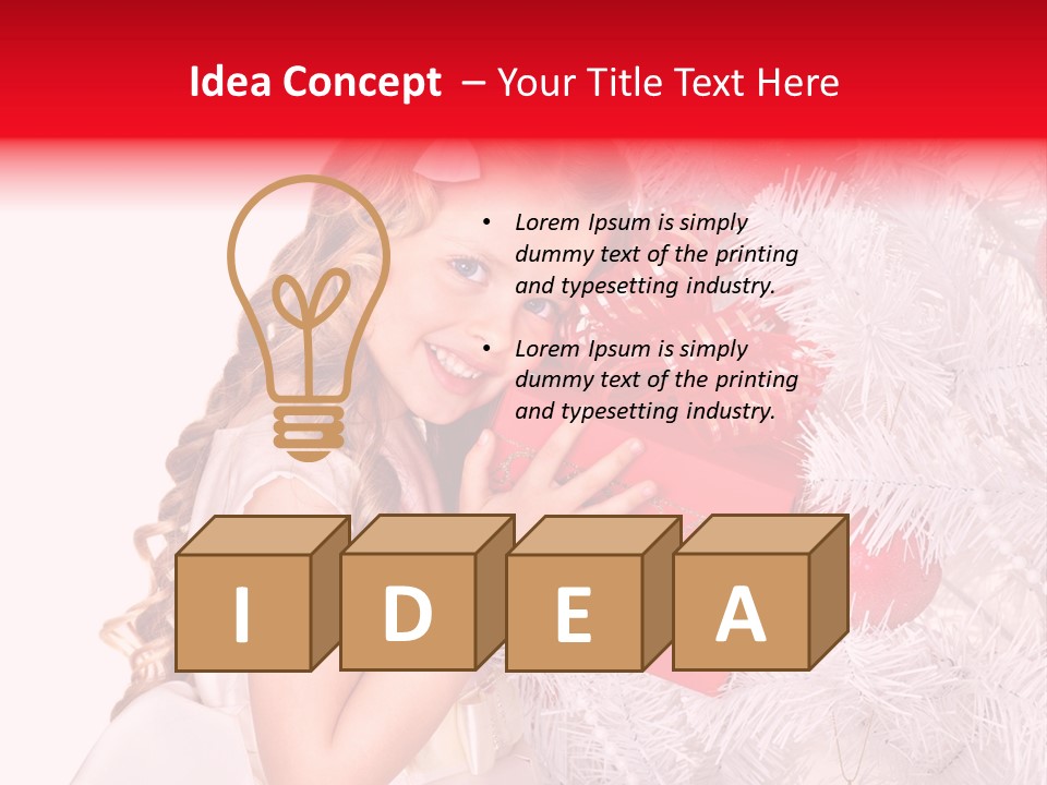 Day Gift Ball PowerPoint Template