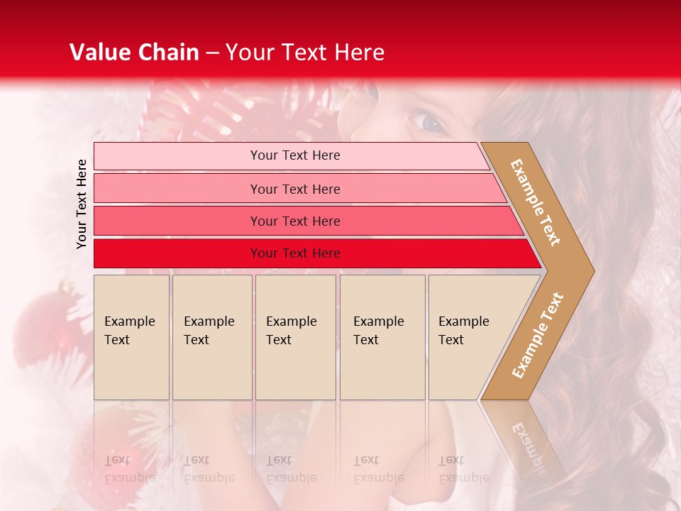 Winter Ribbon Happy PowerPoint Template