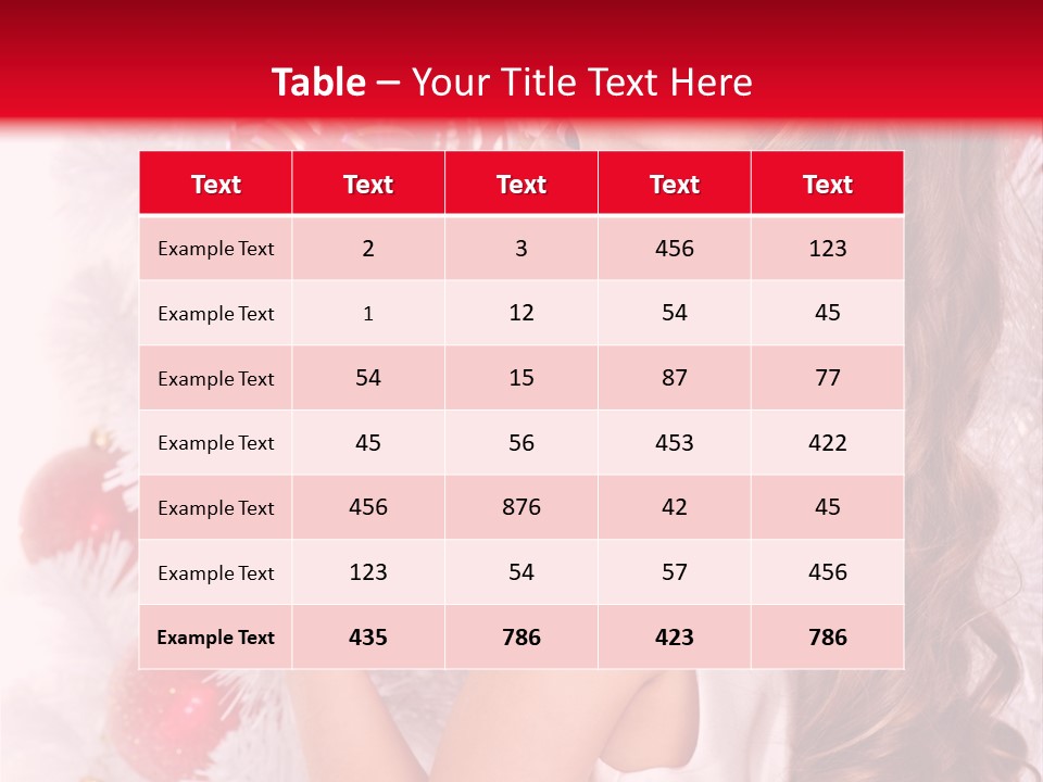 Winter Ribbon Happy PowerPoint Template